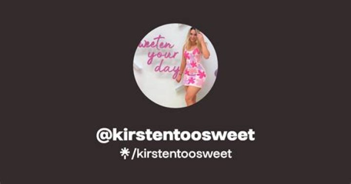 Kirsten Too Sweet: Unveiling the Buzz Surrounding Her Leaked OnlyFans Content
